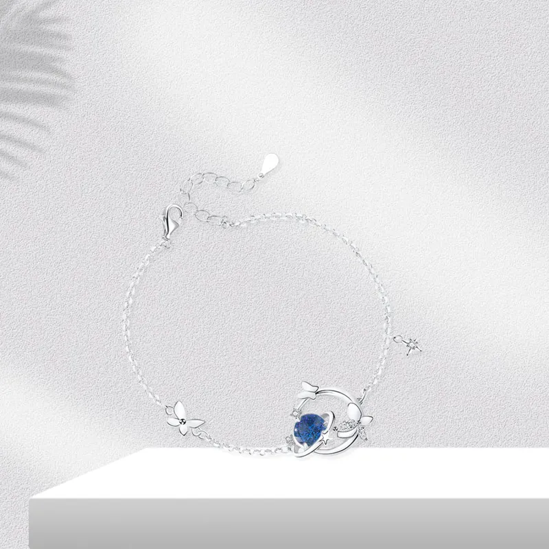 BTOE 925 Sterling Silver Bracelets Women's-9