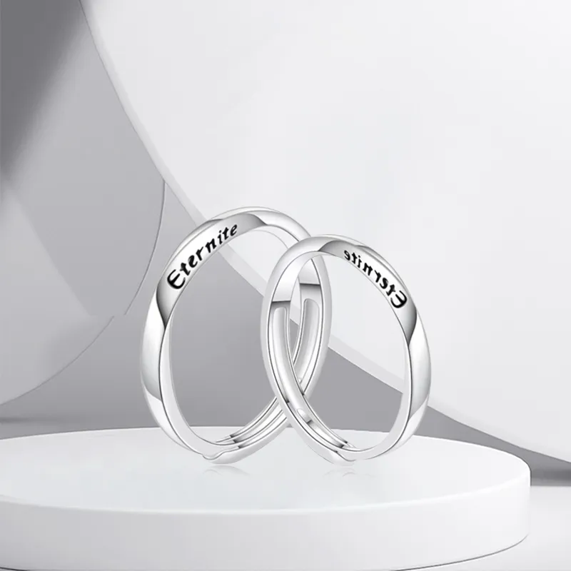 BTOE 925 Sterling Silver Rings Unisex-3