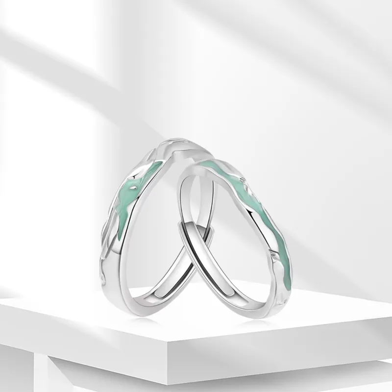BTOE 925 Sterling Silver Rings Unisex-4