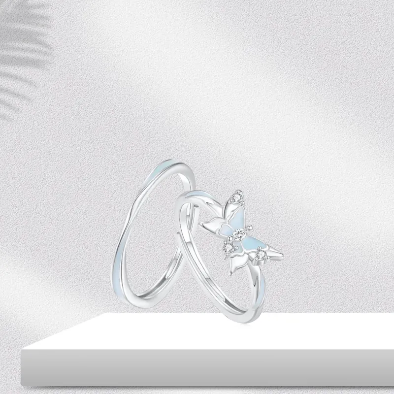 BTOE 925 Sterling Silver Rings Unisex-4