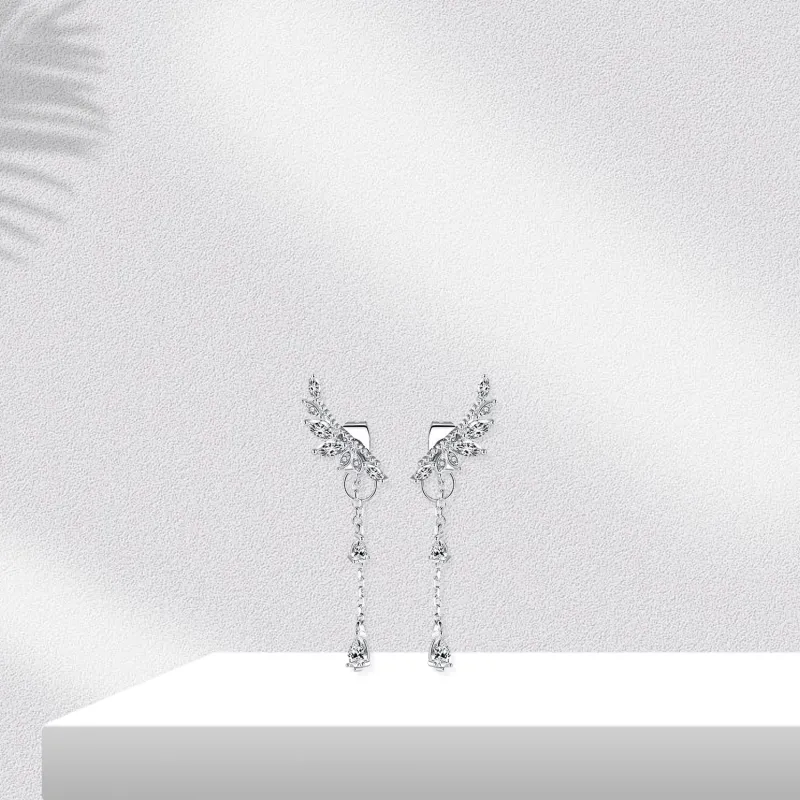 BTOE 925 Sterling Silver Stud Earrings Women's-3