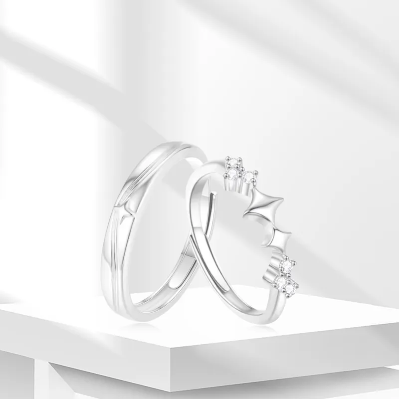 BTOE 925 Sterling Silver Rings Unisex-1