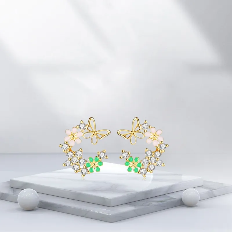 BTOE Alloy Stud Earrings Women's-1