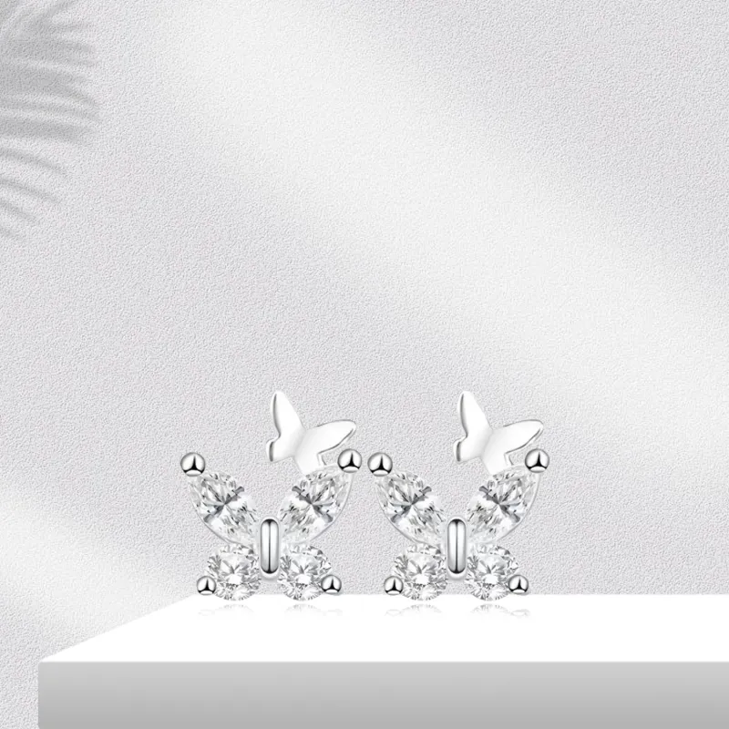 BTOE 999 Fine Silver Stud Earrings Women's-3