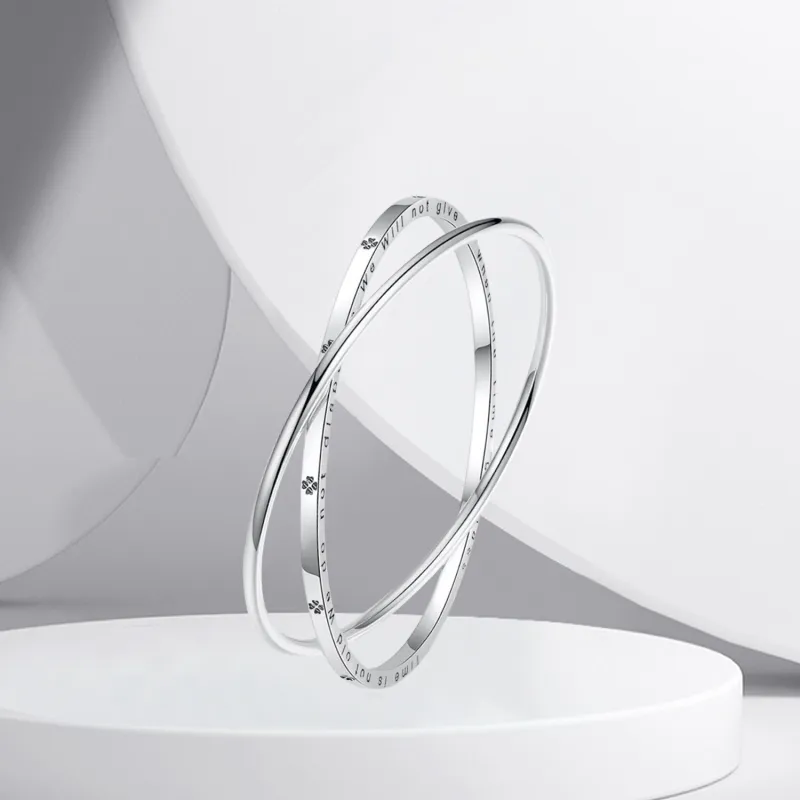 BTOE 999 Fine Silver Bangles Women's-2