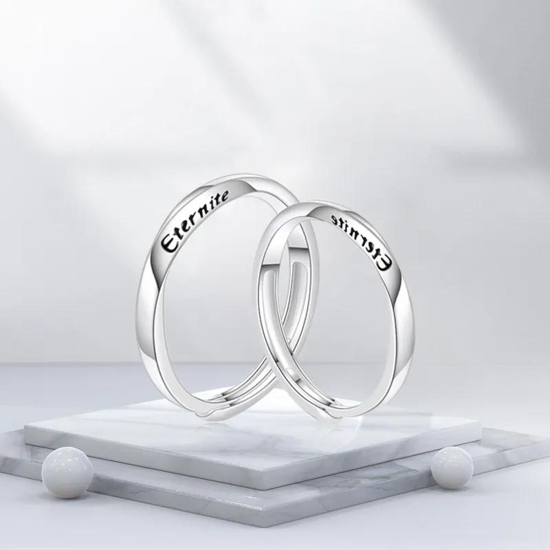 BTOE 925 Sterling Silver Rings Unisex-5