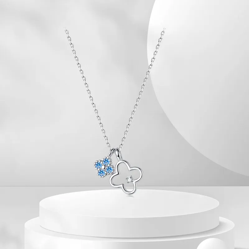 BTOE 925 Sterling Silver Necklaces Women's-4