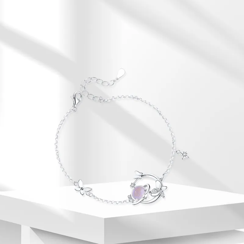 BTOE 925 Sterling Silver Bracelets Women's-4