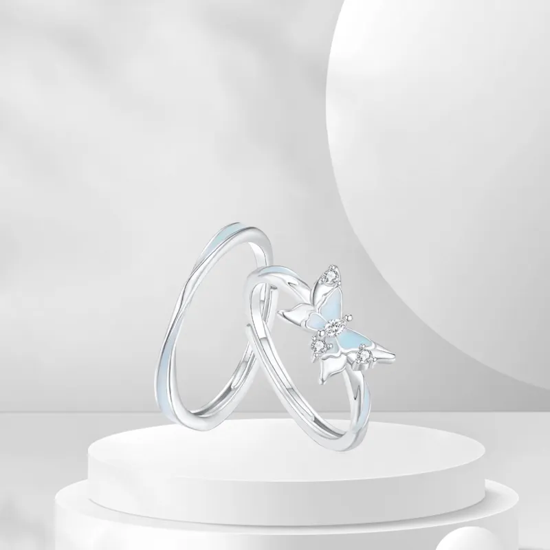 BTOE 925 Sterling Silver Rings Unisex-6