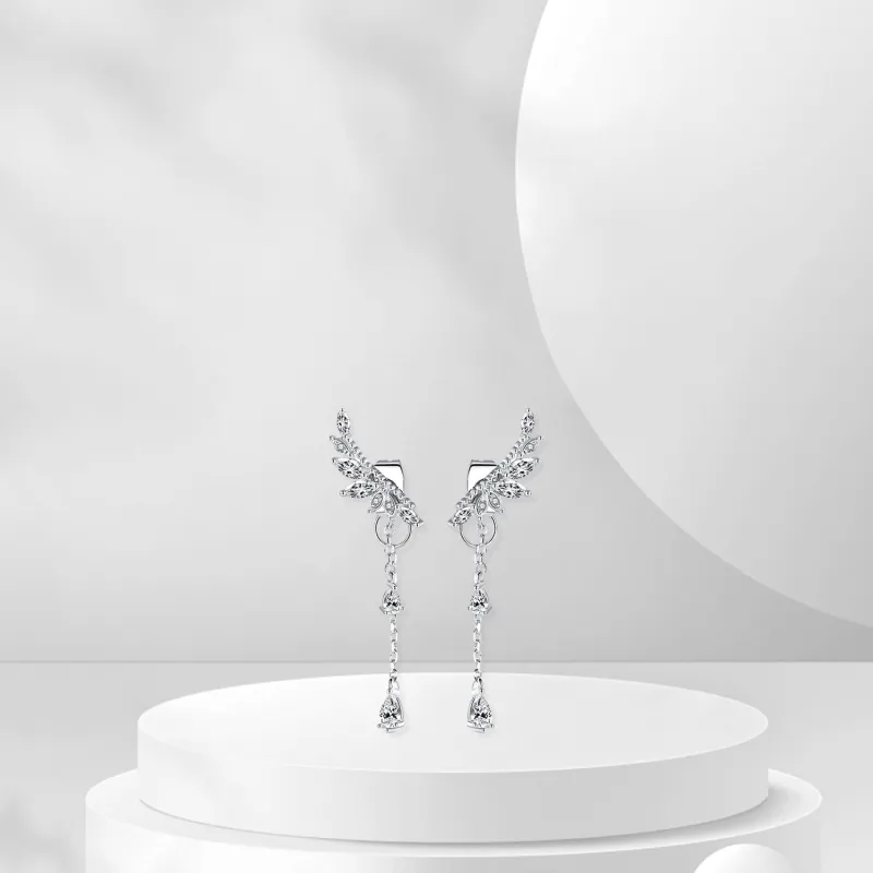 BTOE 925 Sterling Silver Stud Earrings Women's-5