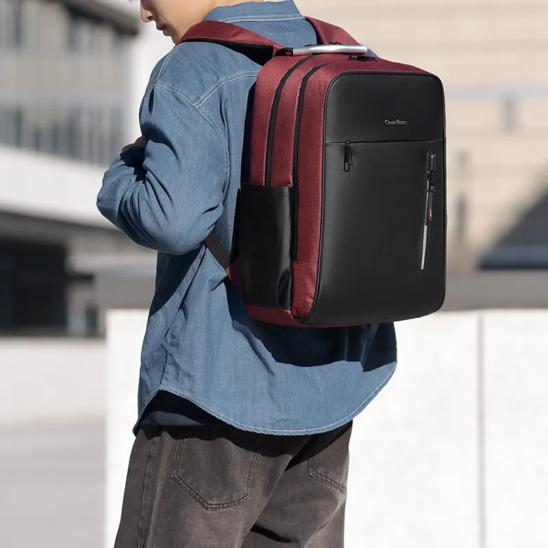 Ceion Keust Water Resistant Oxford Business Travel Computer Backpack Regular Unisex Multicolor-9