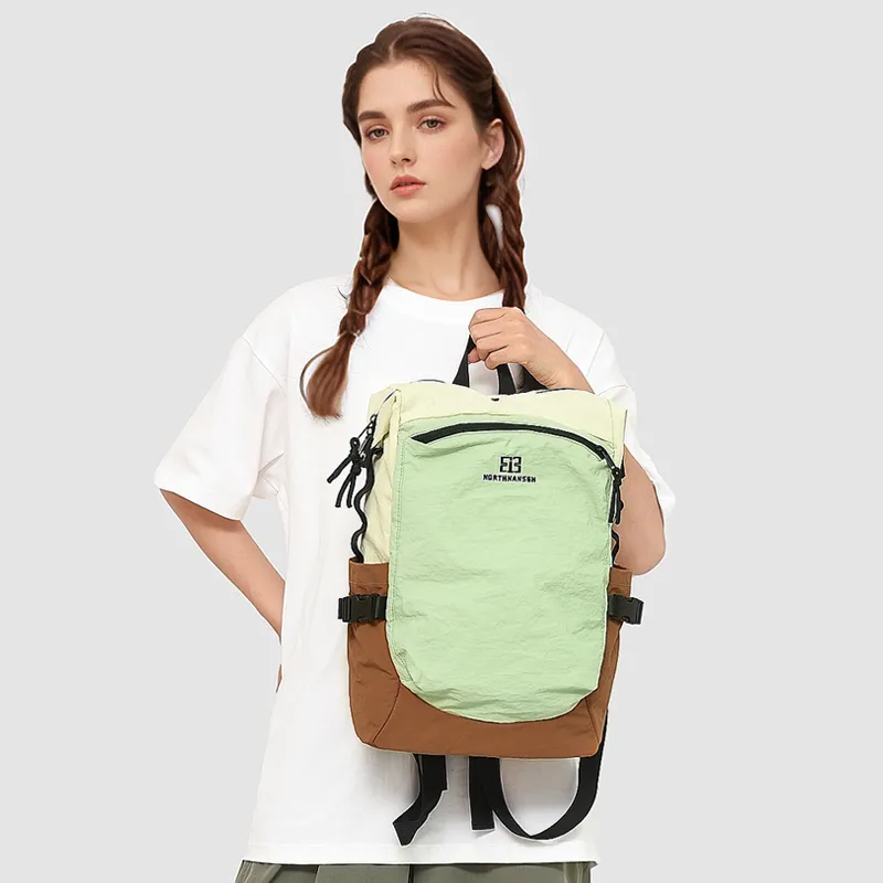 Ceion Keust Nylon Backpack Regular Unisex Multicolor-6
