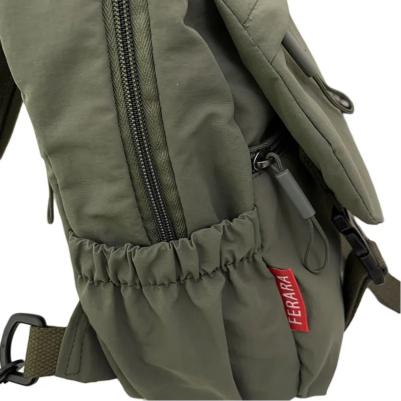 Ceion Keust Oxford Versatile Crossbody Commute Backpack Regular Unisex Multicolor-6