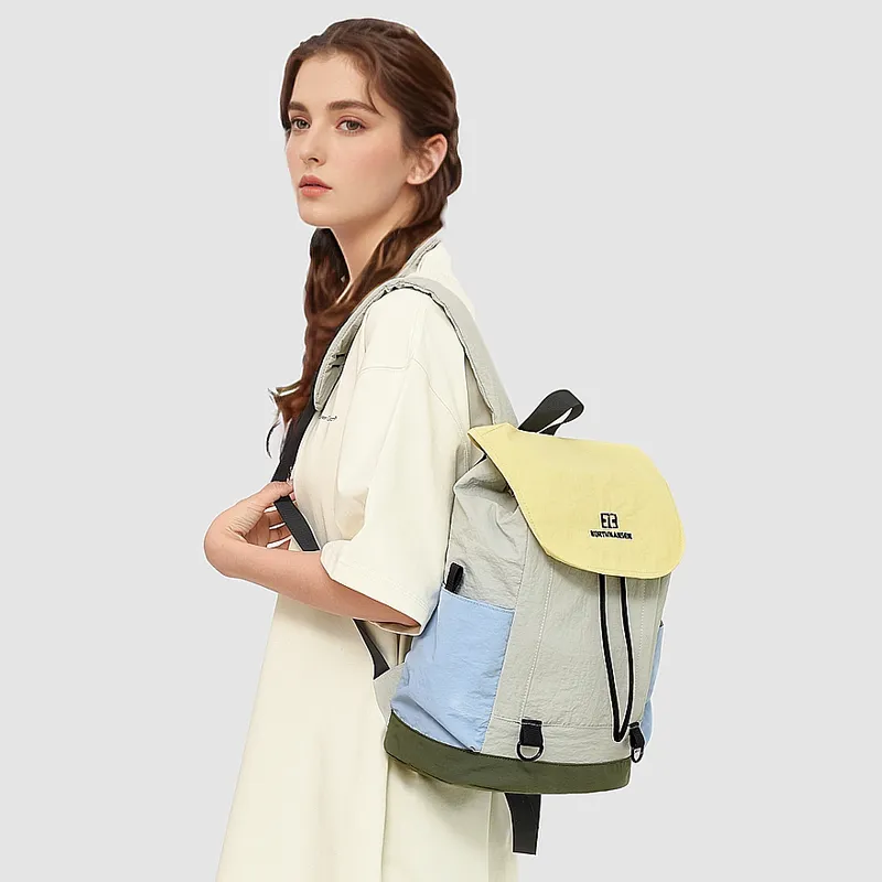 Ceion Keust Waterproof Oxford Backpack Regular Unisex Multicolor-5