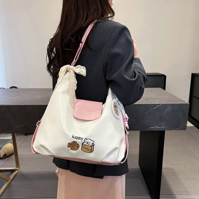 Ceion Keust PU Backpack Women's Multicolor-6