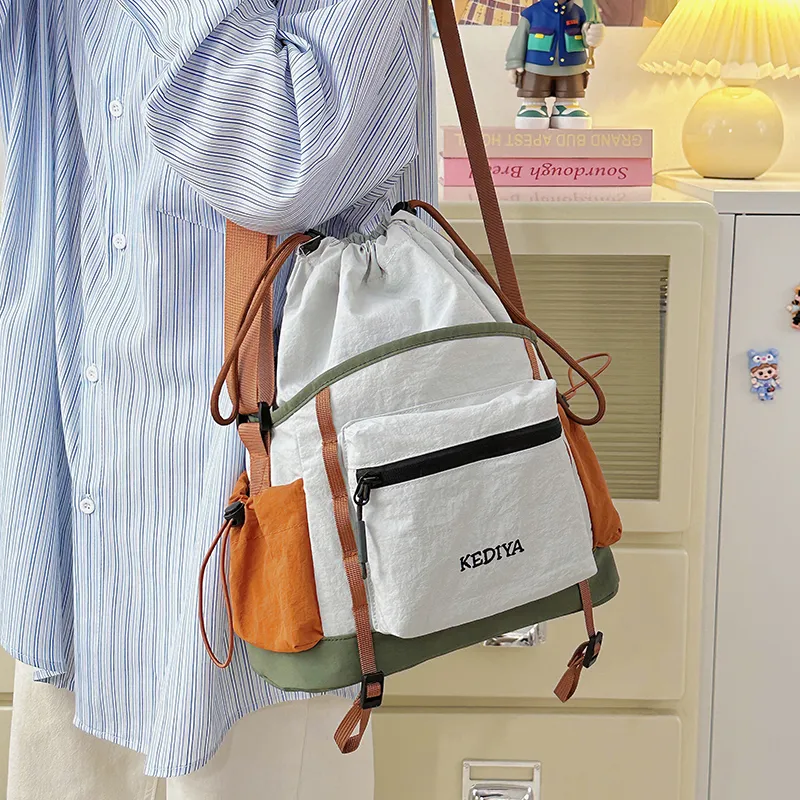 Ceion Keust Oxford Shoulder Bag Unisex Multicolor-8