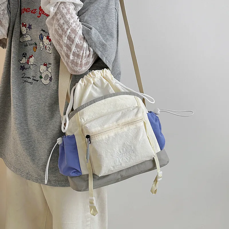 Ceion Keust Oxford Shoulder Bag Unisex Multicolor-6