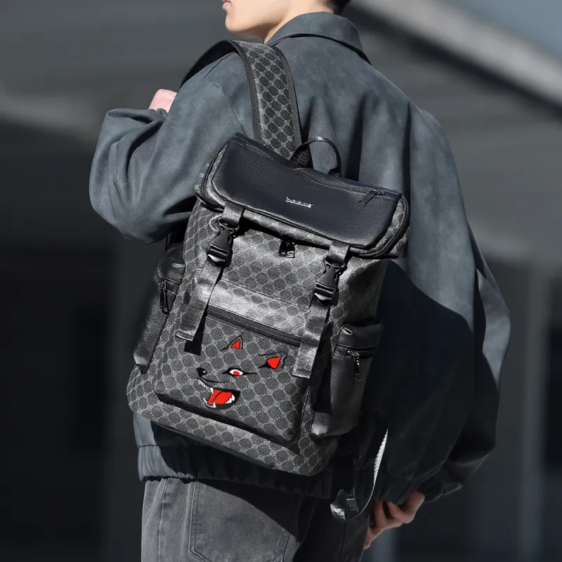 eye-plaque crossbody bag Schwarz
