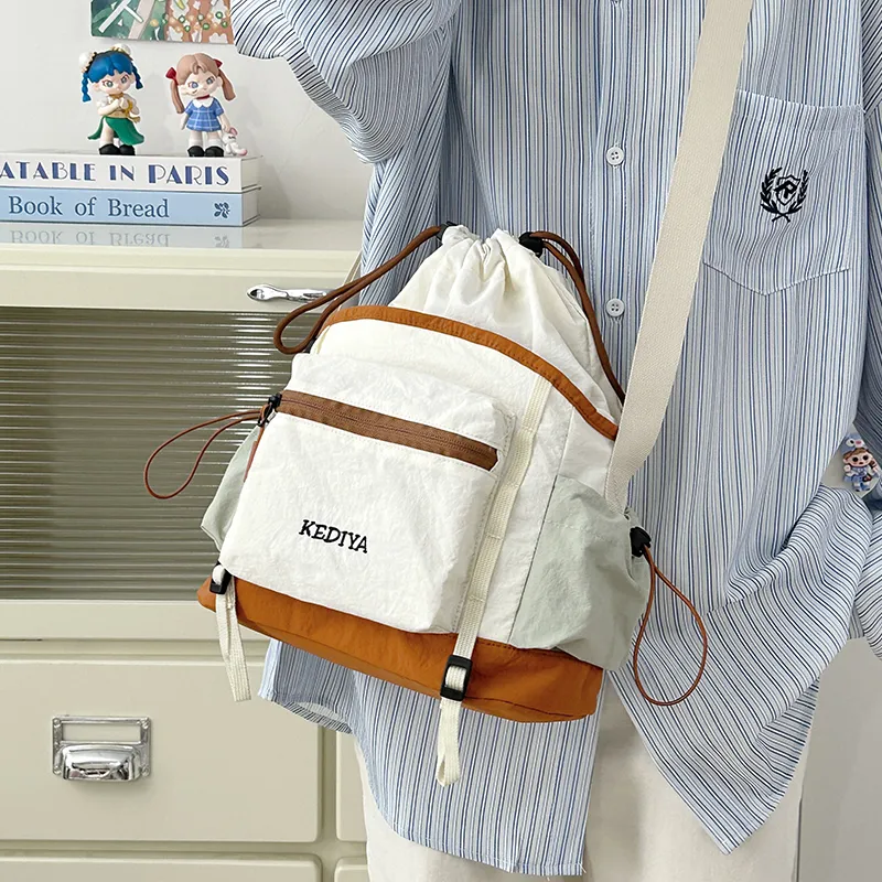 Ceion Keust Oxford Shoulder Bag Unisex Multicolor-4