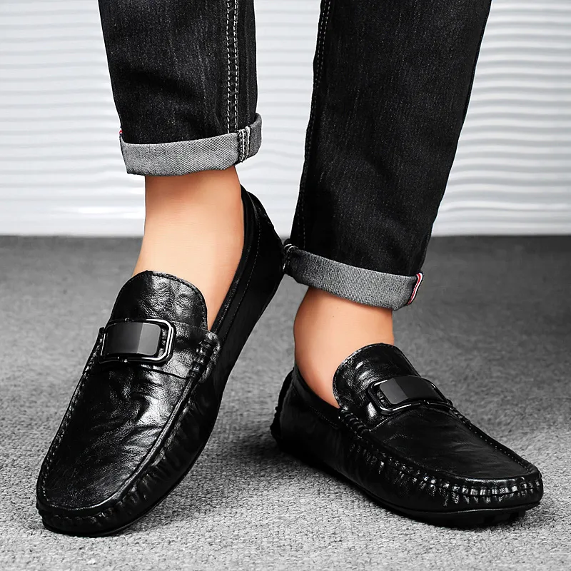Baibianzhiheren Gommino Loafers Men's-2