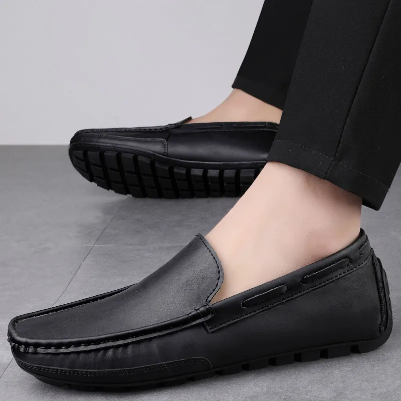 Baibianzhiheren Gommino Loafers Men's-11