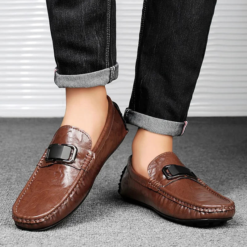 Baibianzhiheren Gommino Loafers Men's-8