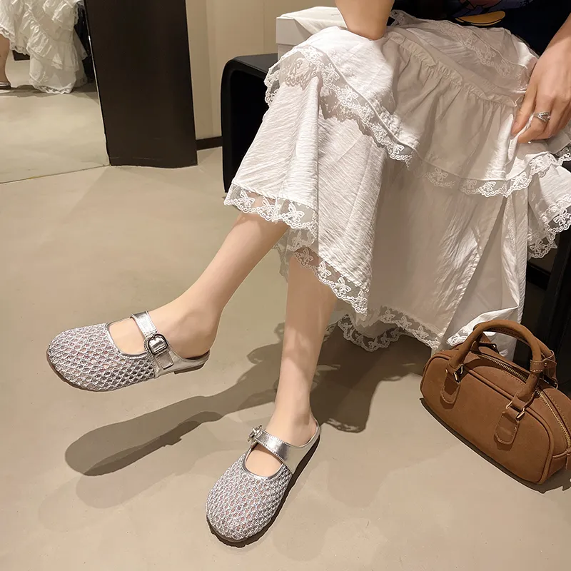 Baibianzhiheren Closed Toe Slippers Women's-7