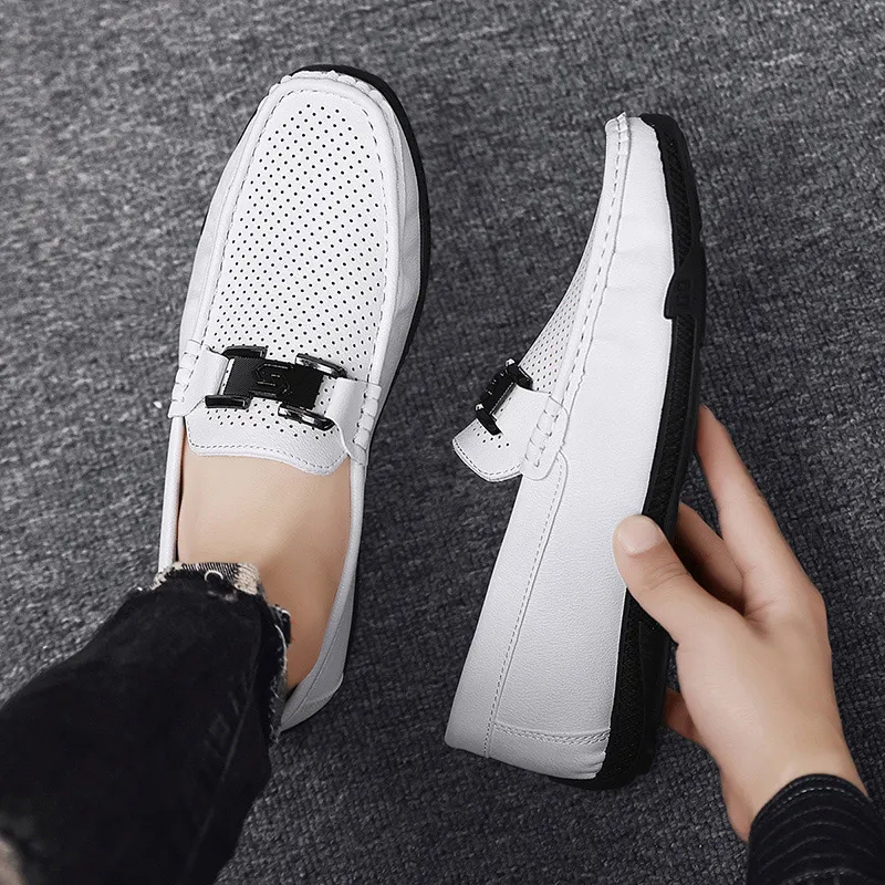 Baibianzhiheren Gommino Loafers Men's-5