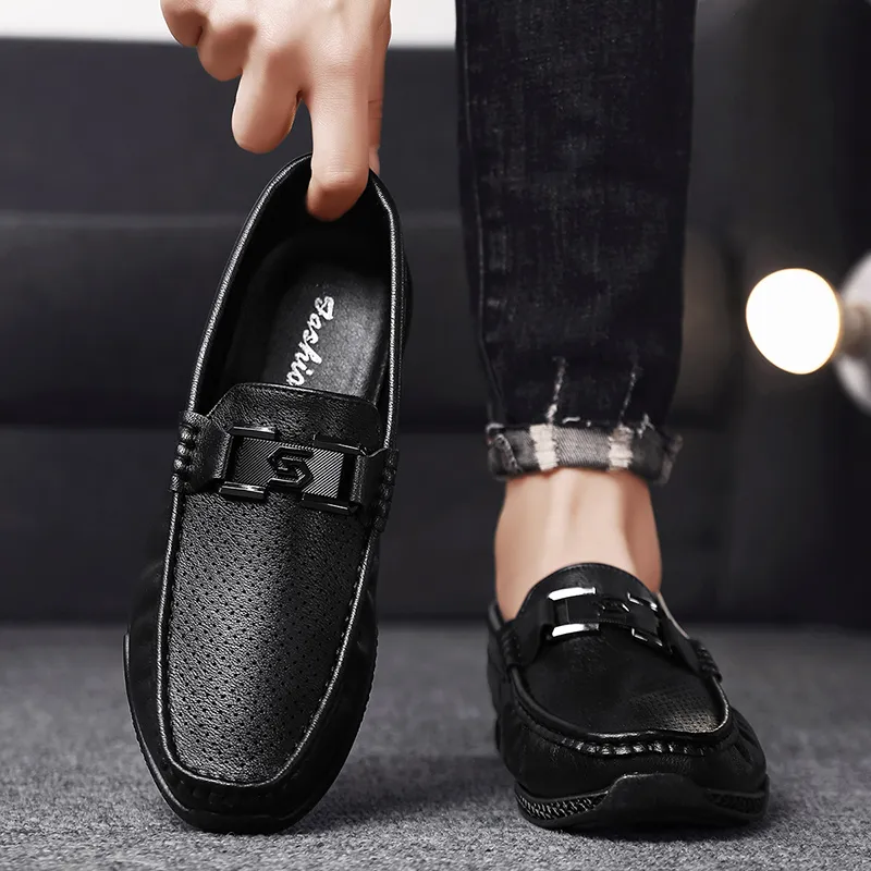 Baibianzhiheren Gommino Loafers Men's-1