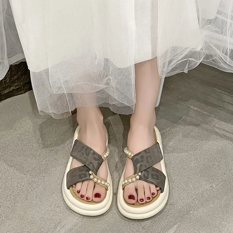 Baibianzhiheren Slide Slippers Women's-1