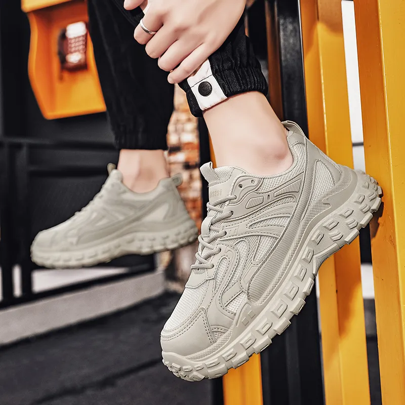 Baibianzhiheren Cushioning Breathable Balance Lightweight Rebound Wear Resistant Casual Shoes Men's-11