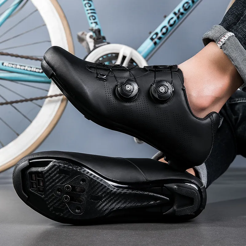 Baibianzhiheren Wear Resistant Breathable Balance Impact Resistant Lightweight Low Top Cycling Shoes Unisex-11