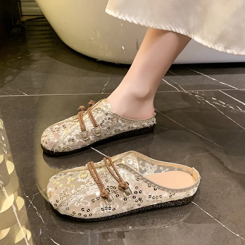 Baibianzhiheren Quiet Closed Toe Mules Women's-16