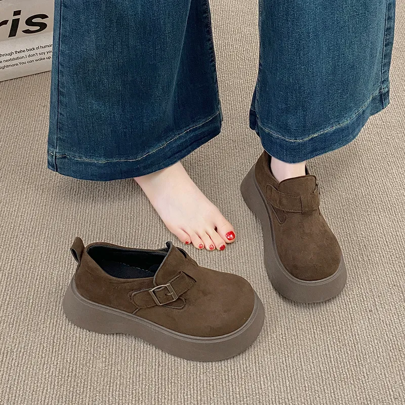 Baibianzhiheren Women's Casual Shoes 5cm Women's-9