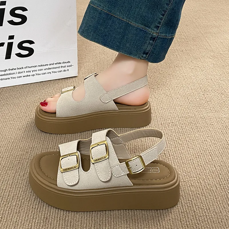 Baibianzhiheren Roman Sandals Women's-11