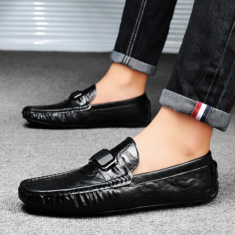 Baibianzhiheren Gommino Loafers Men's-1