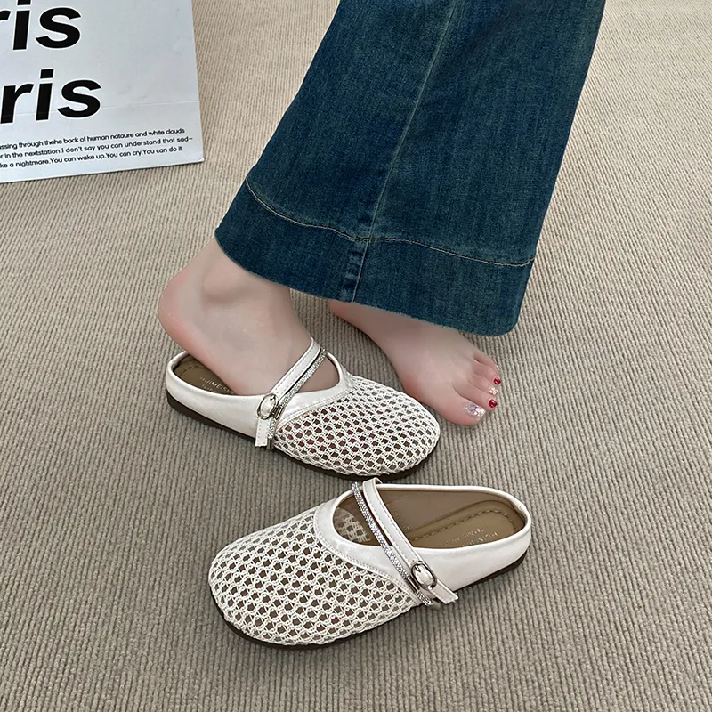 Baibianzhiheren Closed Toe Slippers Women's-5
