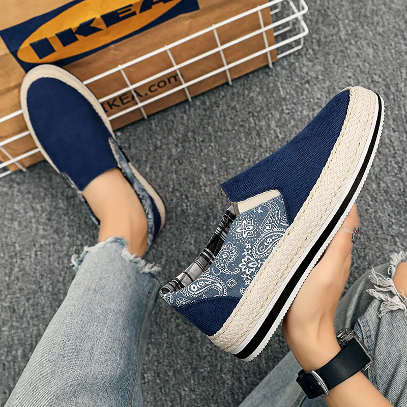 Baibianzhiheren Espadrilles Men's-17