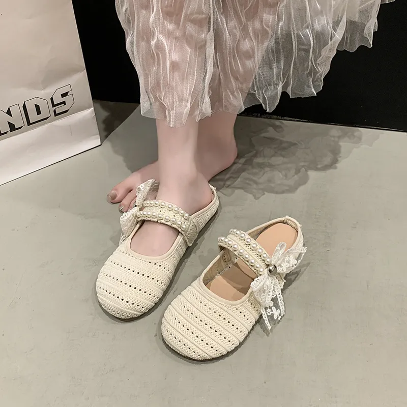 Baibianzhiheren Closed Toe Slippers Women's-6