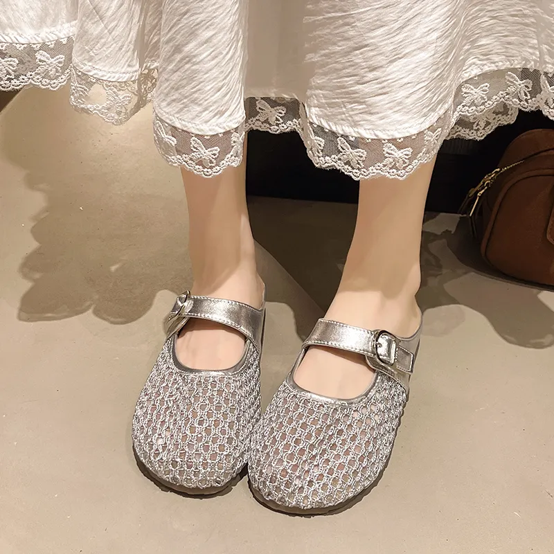 Baibianzhiheren Closed Toe Slippers Women's-6