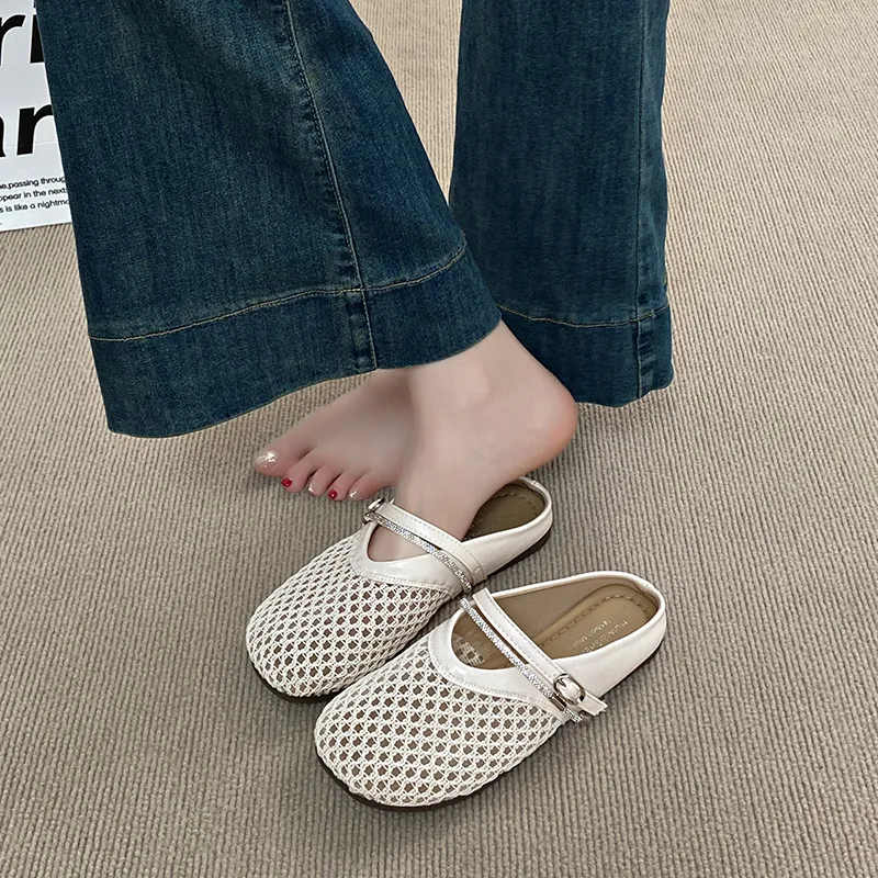 Baibianzhiheren Closed Toe Slippers Women's-4