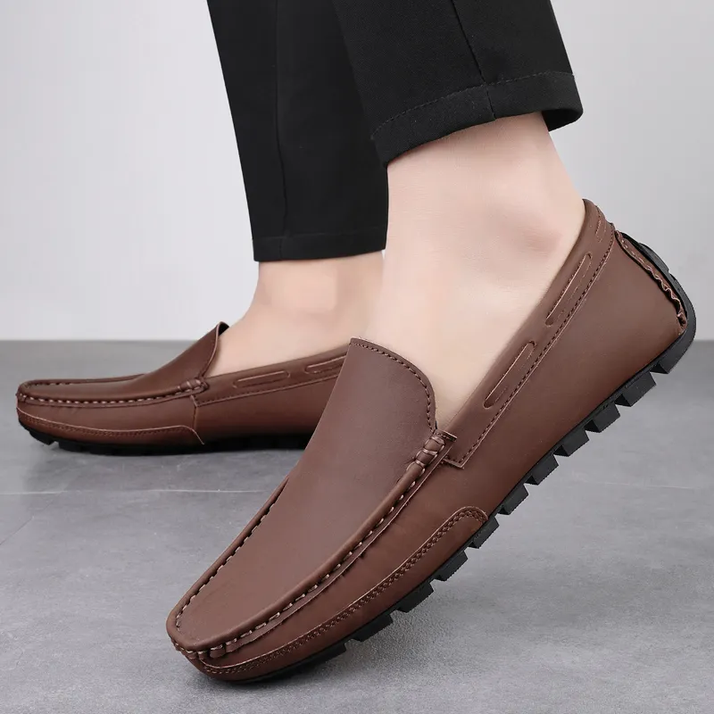 Baibianzhiheren Gommino Loafers Men's-8