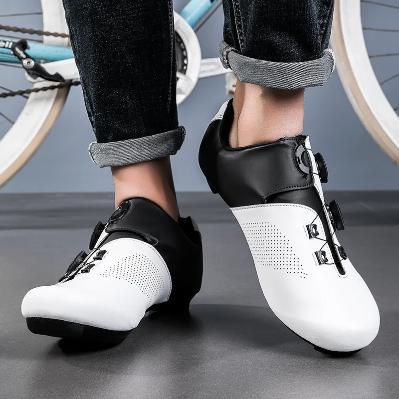 Baibianzhiheren Wear Resistant Breathable Balance Impact Resistant Lightweight Low Top Cycling Shoes Unisex-3