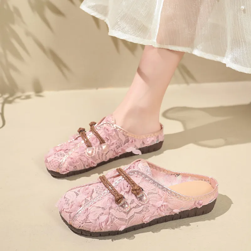 Baibianzhiheren Closed Toe Slippers Women's-9