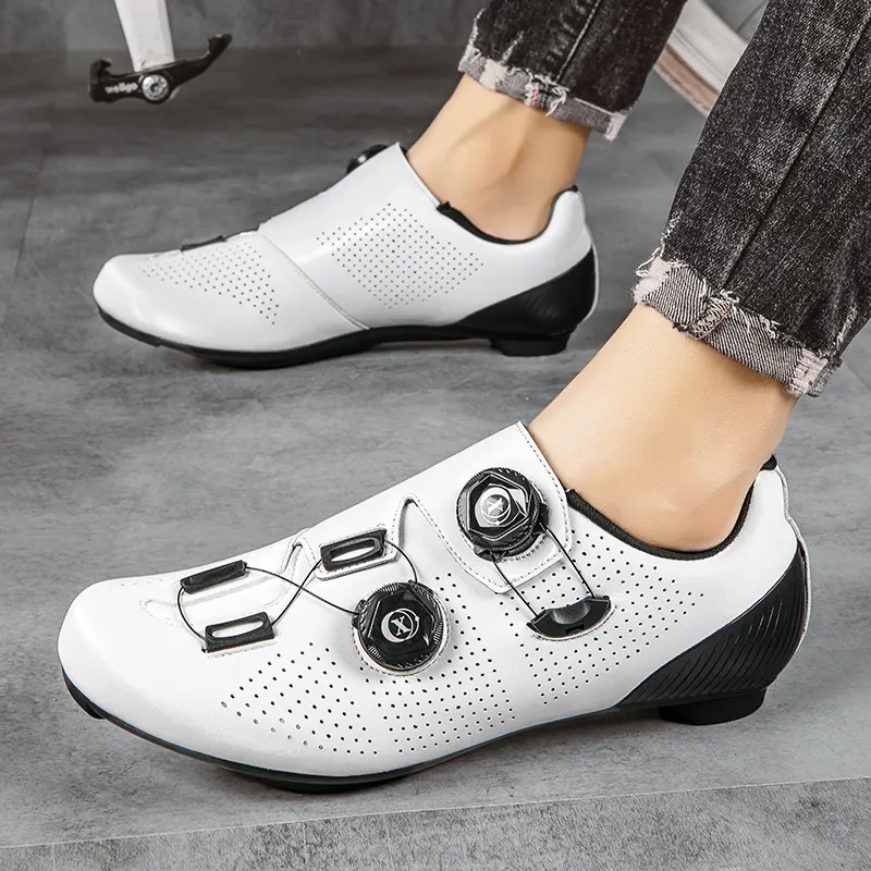 Baibianzhiheren Durable Breathable Balanced Lightweight Low Top Cycling Shoes Men's-4
