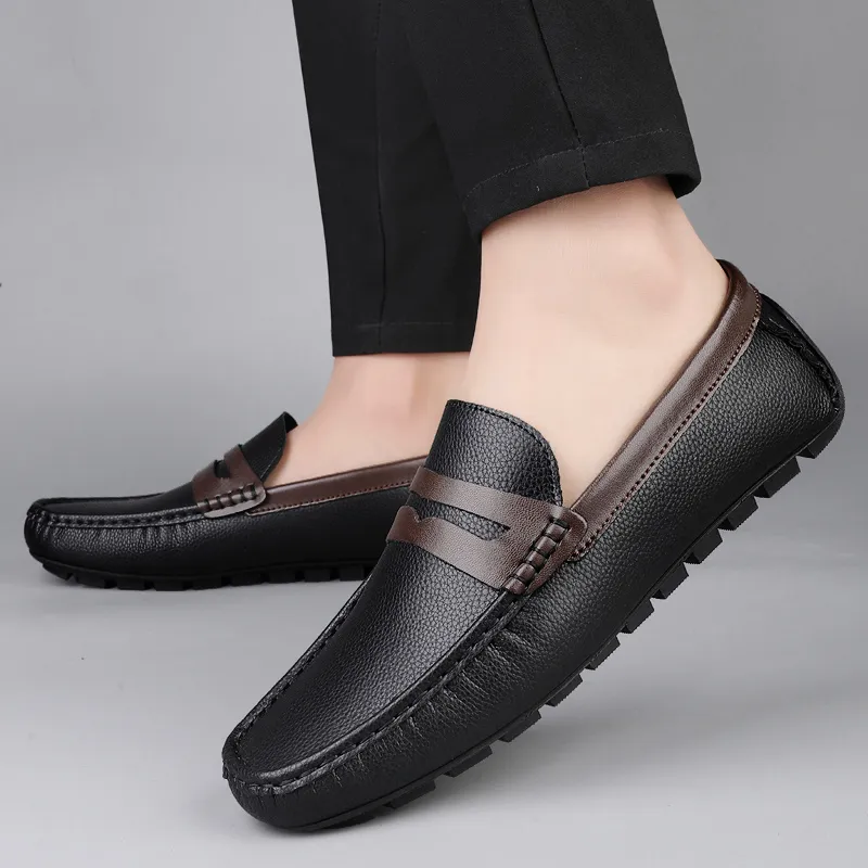 Baibianzhiheren Gommino Loafers Men's-2
