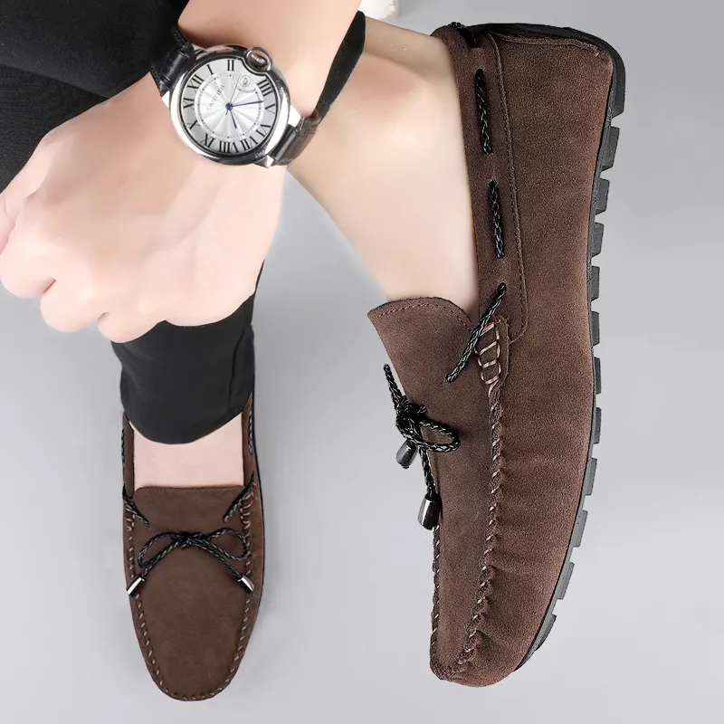 Baibianzhiheren Gommino Loafers Men's-14