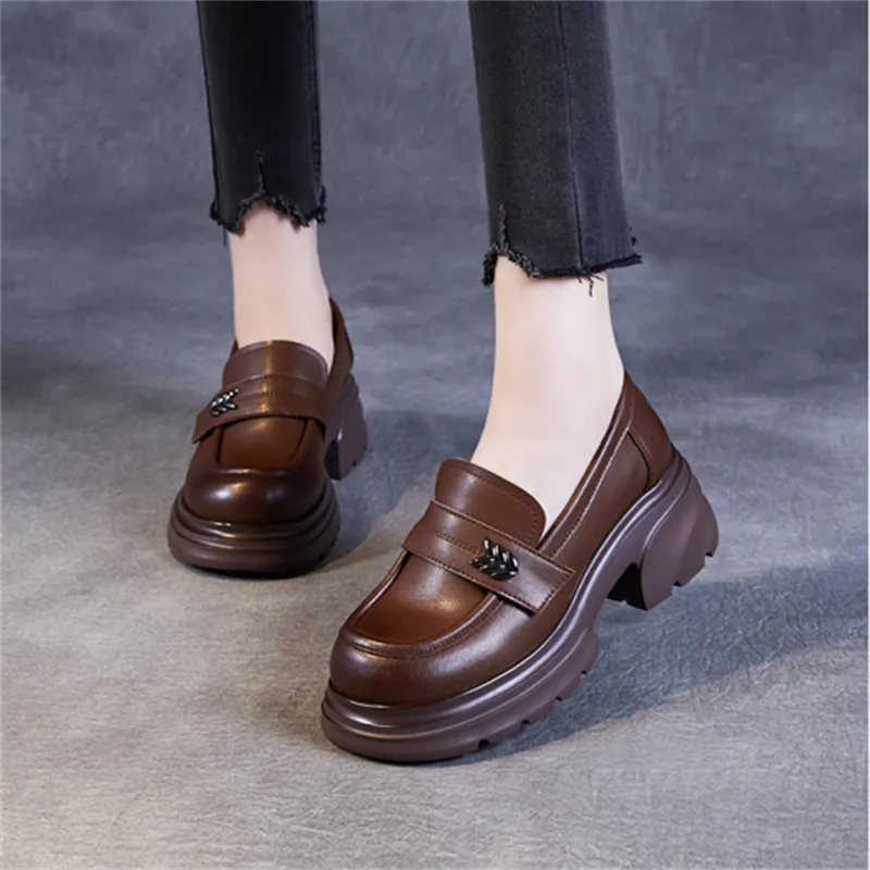 Baibianzhiheren Loafers Women's-4