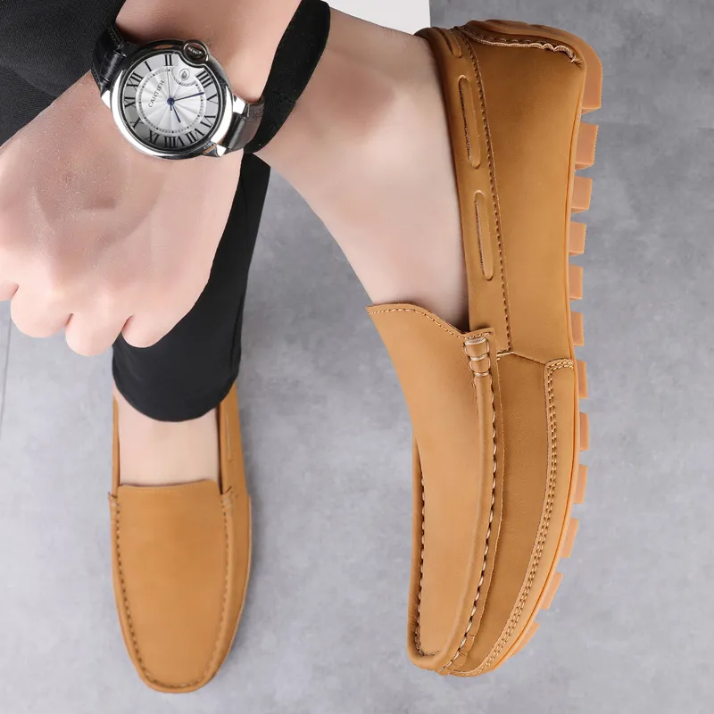 Baibianzhiheren Gommino Loafers Men's-2