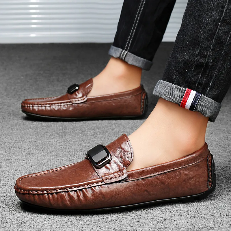 Baibianzhiheren Gommino Loafers Men's-7